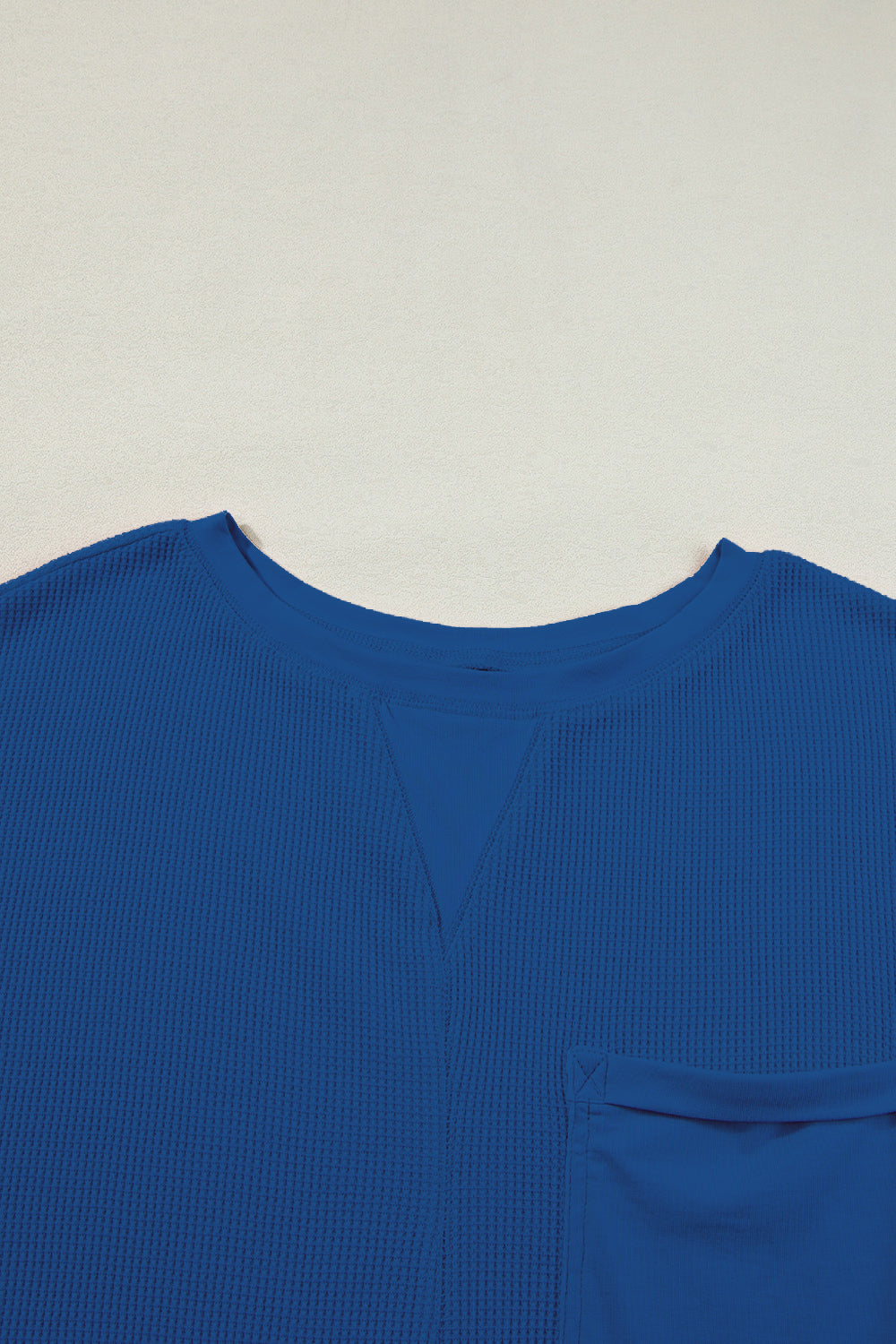 On A Daily Basis Waffle- Knit Top and Shorts Set