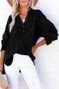 Marin Textured Long Sleeve Blouse