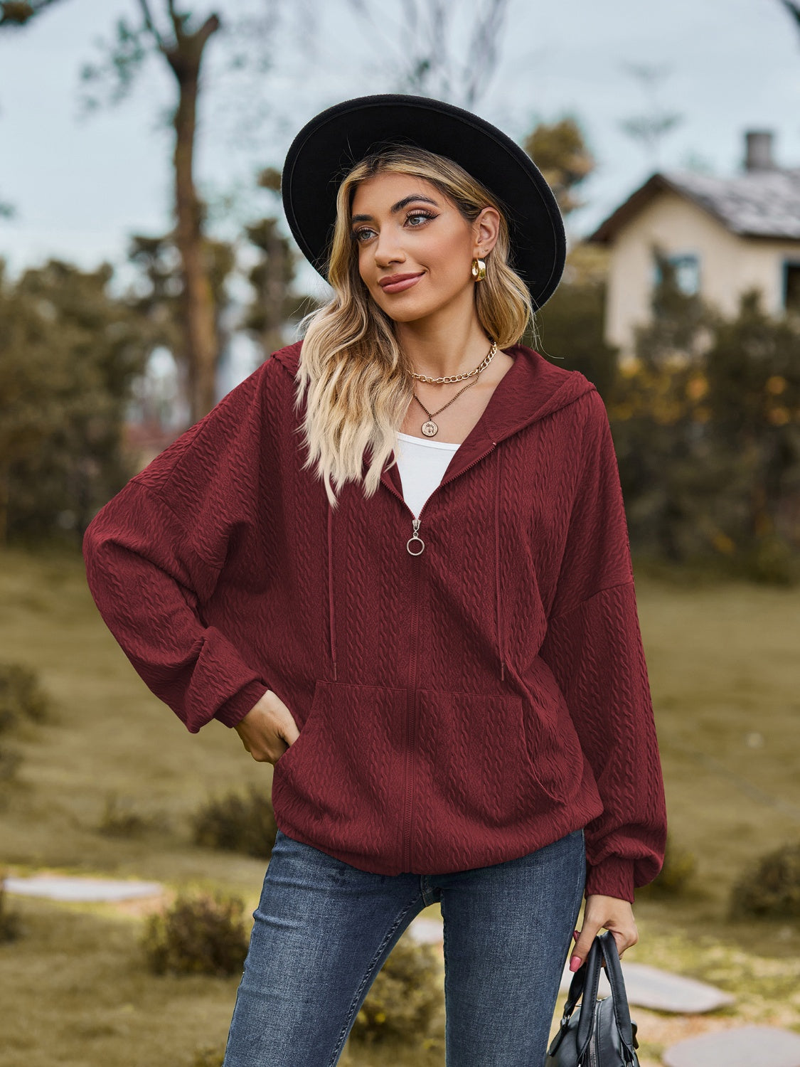 Scotty Zip Up Hooded Jacket