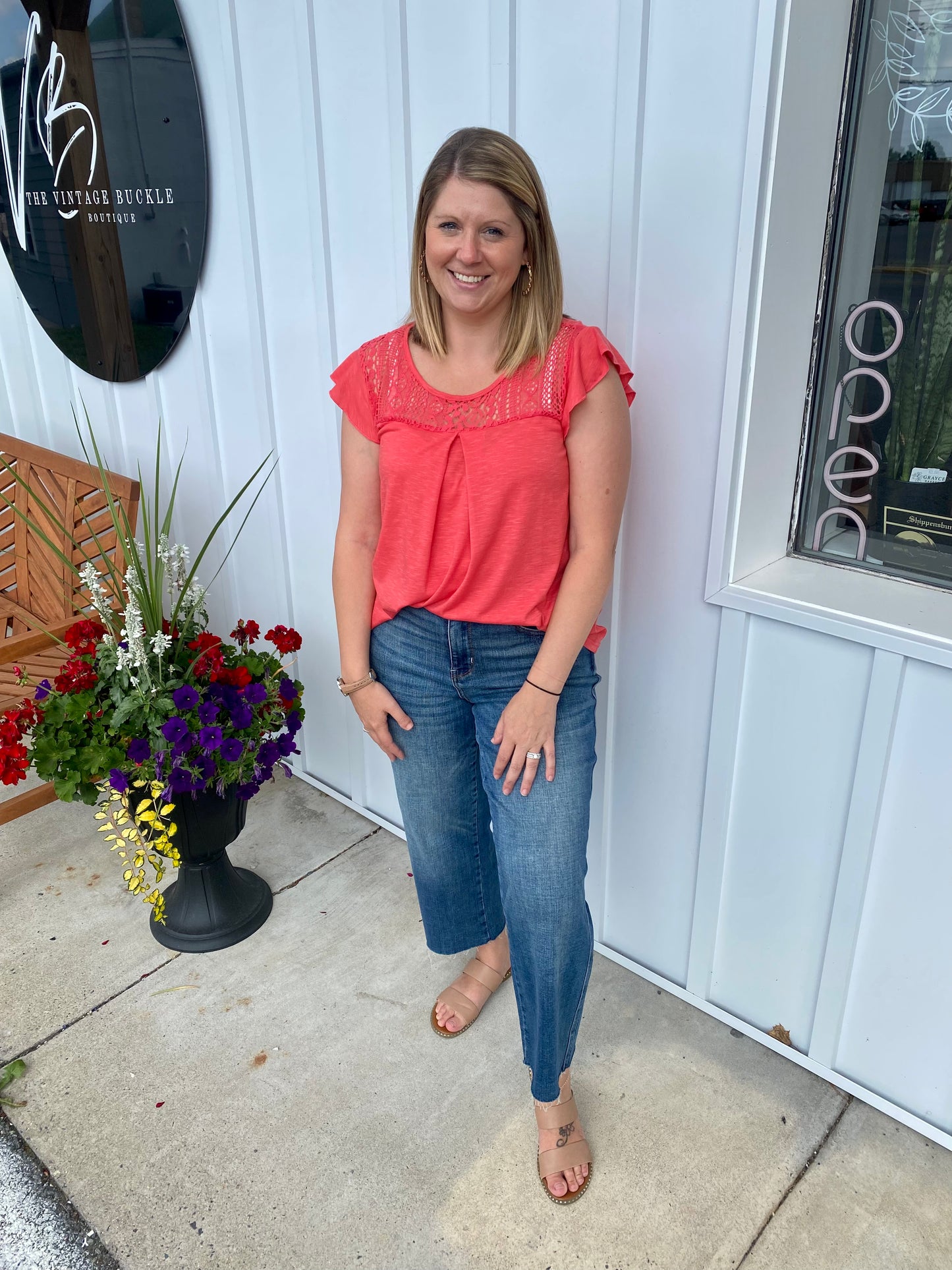 Judy Blue Renee Cropped Jeans