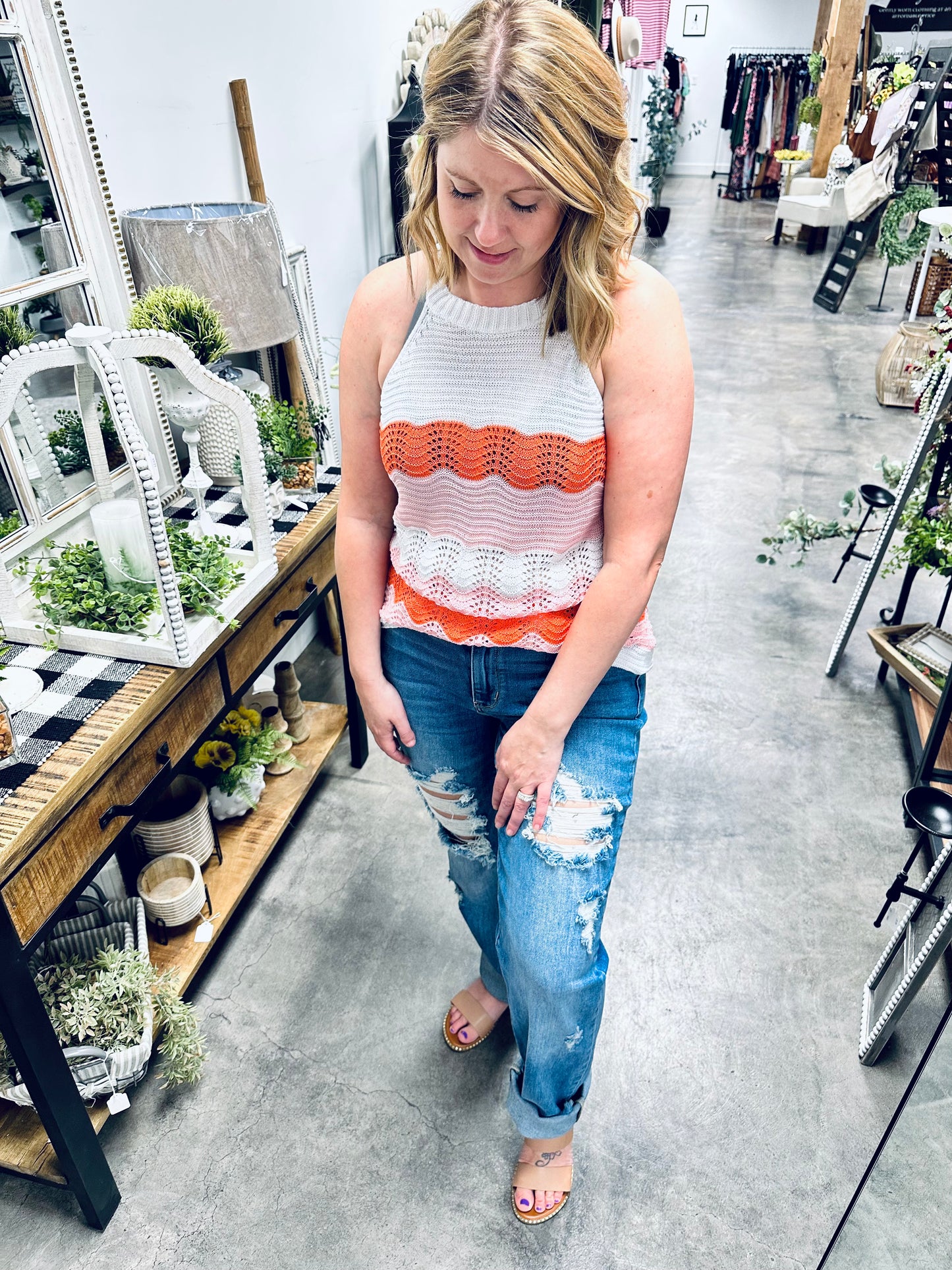 Colors of the Sunset Top