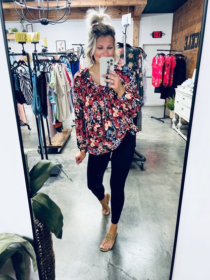 Blooming Flowers Blouse