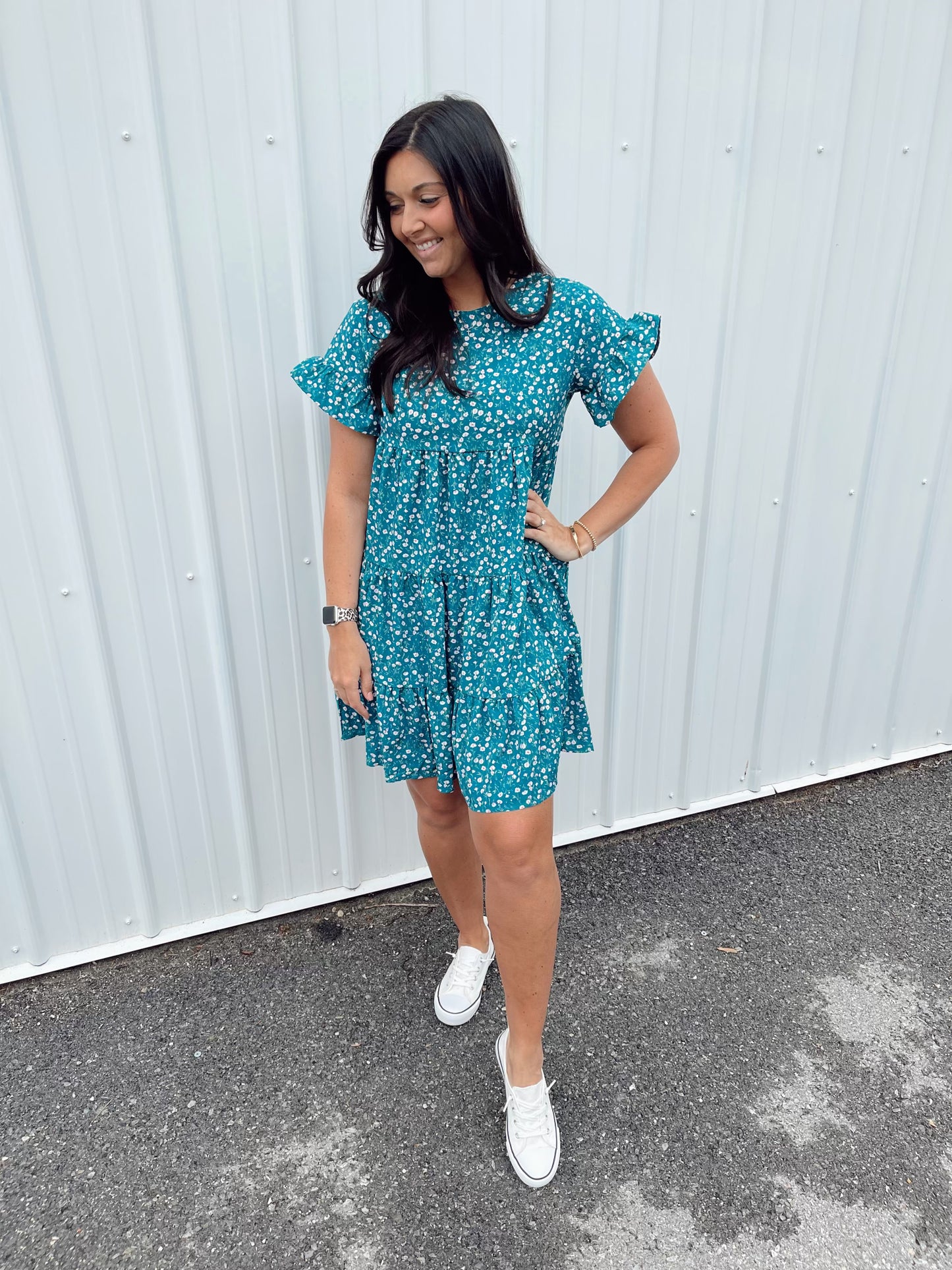 Leopard Tiered Dress