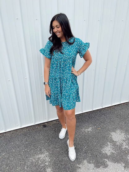 Leopard Tiered Dress