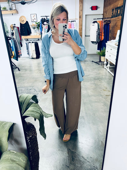 Only In The Country Denim Top