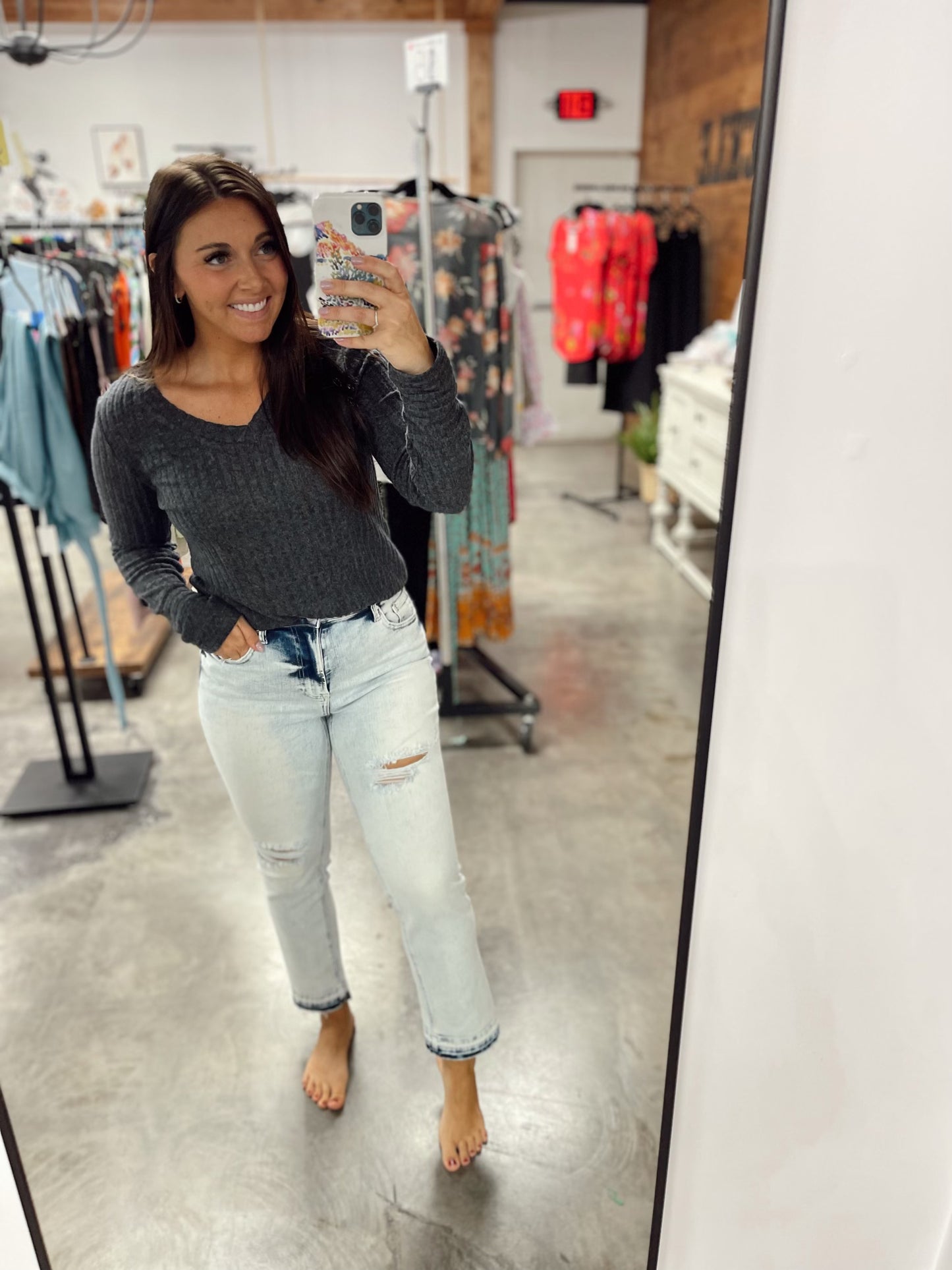 RISEN Camille Acid Wash Jeans