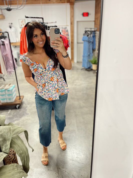 Judy Blue Renee Cropped Jeans