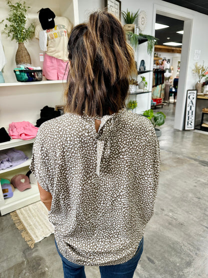 Day In The Life Leopard Blouse