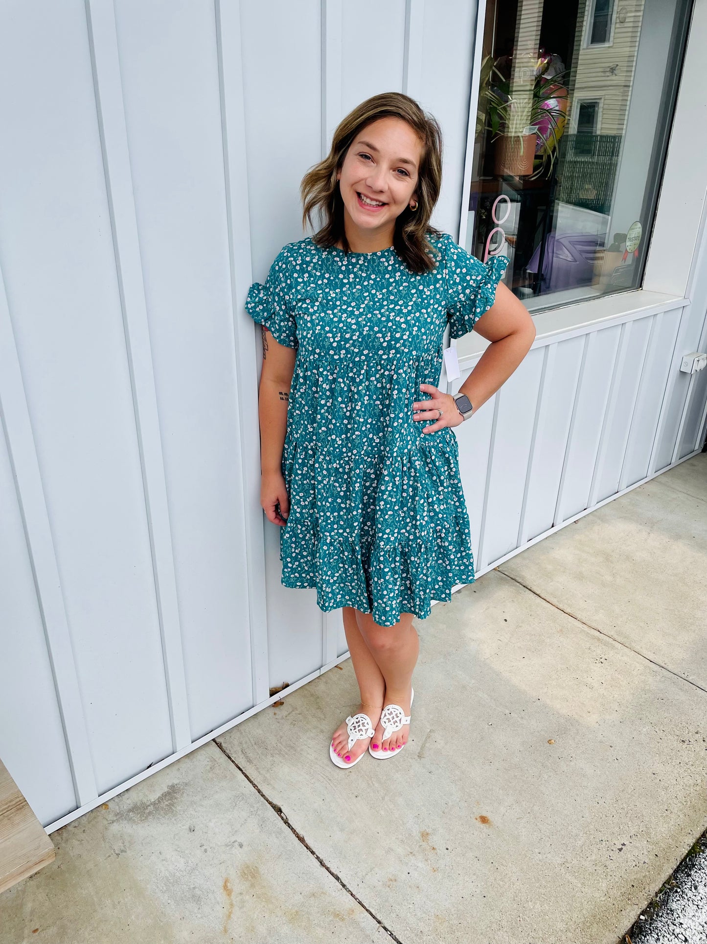 Leopard Tiered Dress