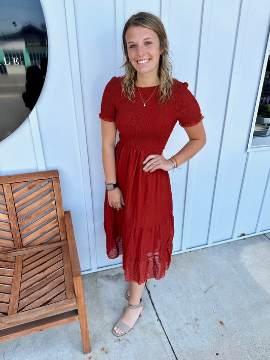 Take Me On A Date Midi Dress