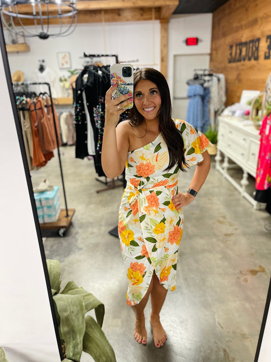 Half Of My Heart Floral Dress