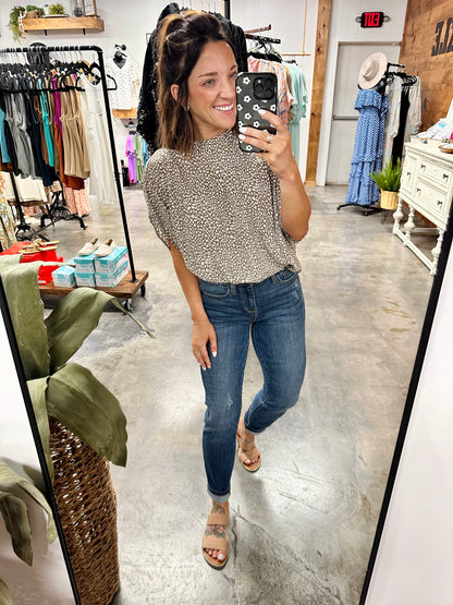 Day In The Life Leopard Blouse