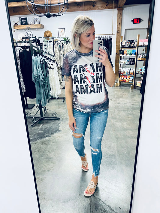 Mama Baseball Graphic Tee