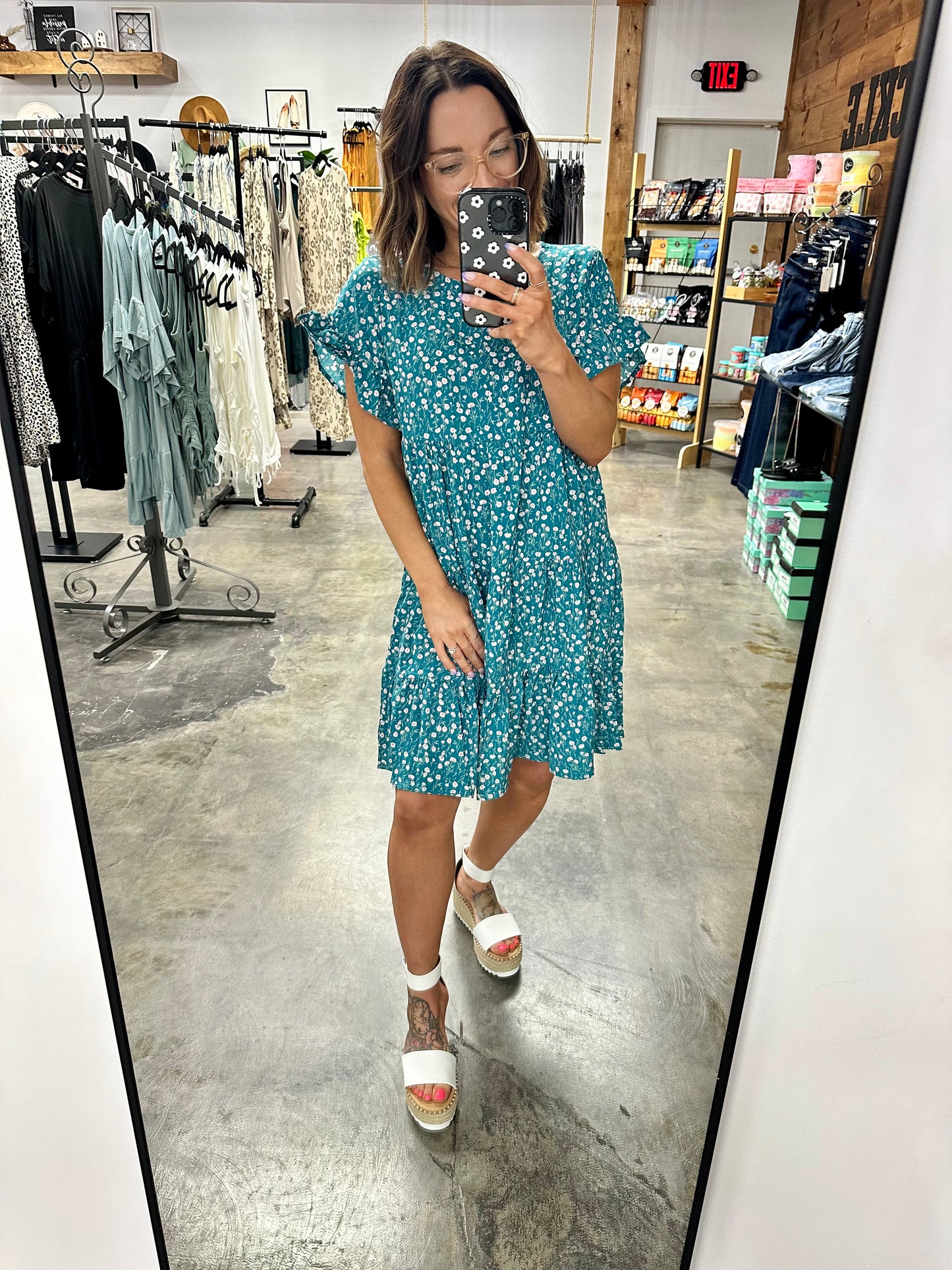 Leopard Tiered Dress