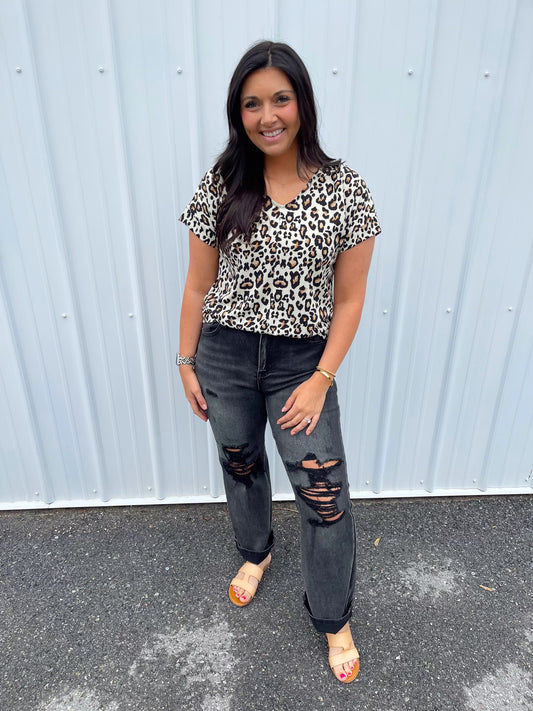 RISEN Lois Distressed Jeans