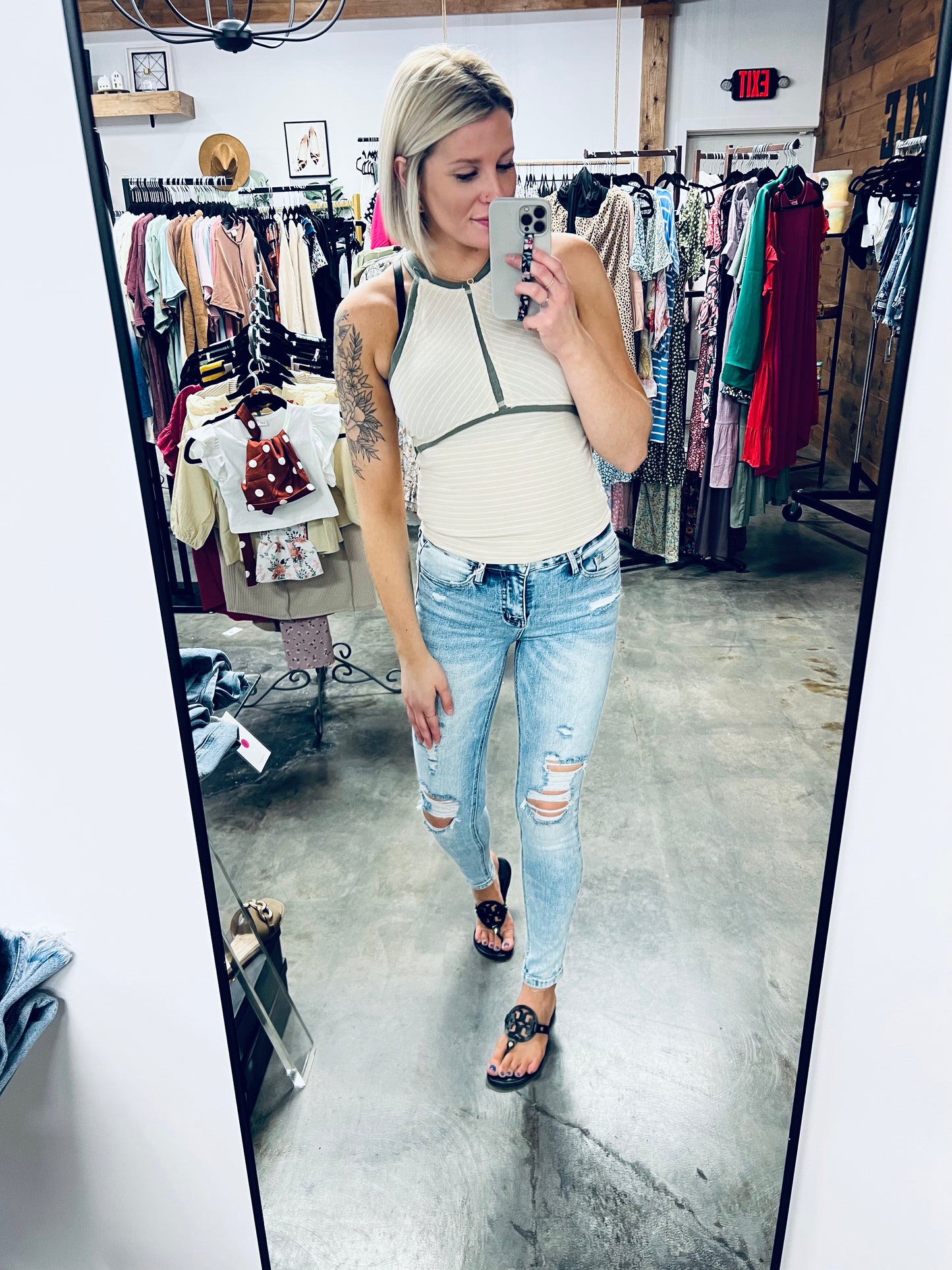 Sticking Around Tank