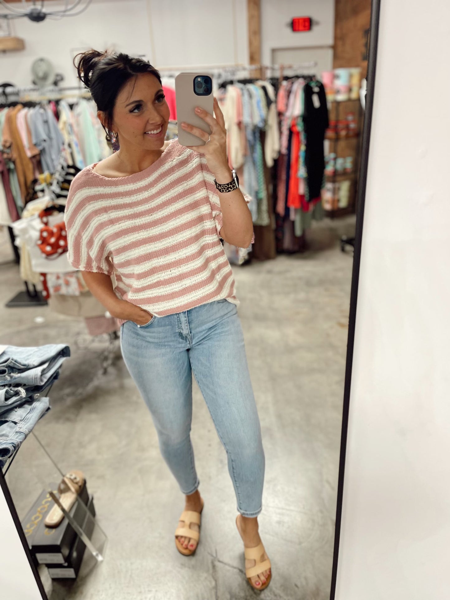 Lovervet Full Size Talia High Rise Crop Skinny Jeans