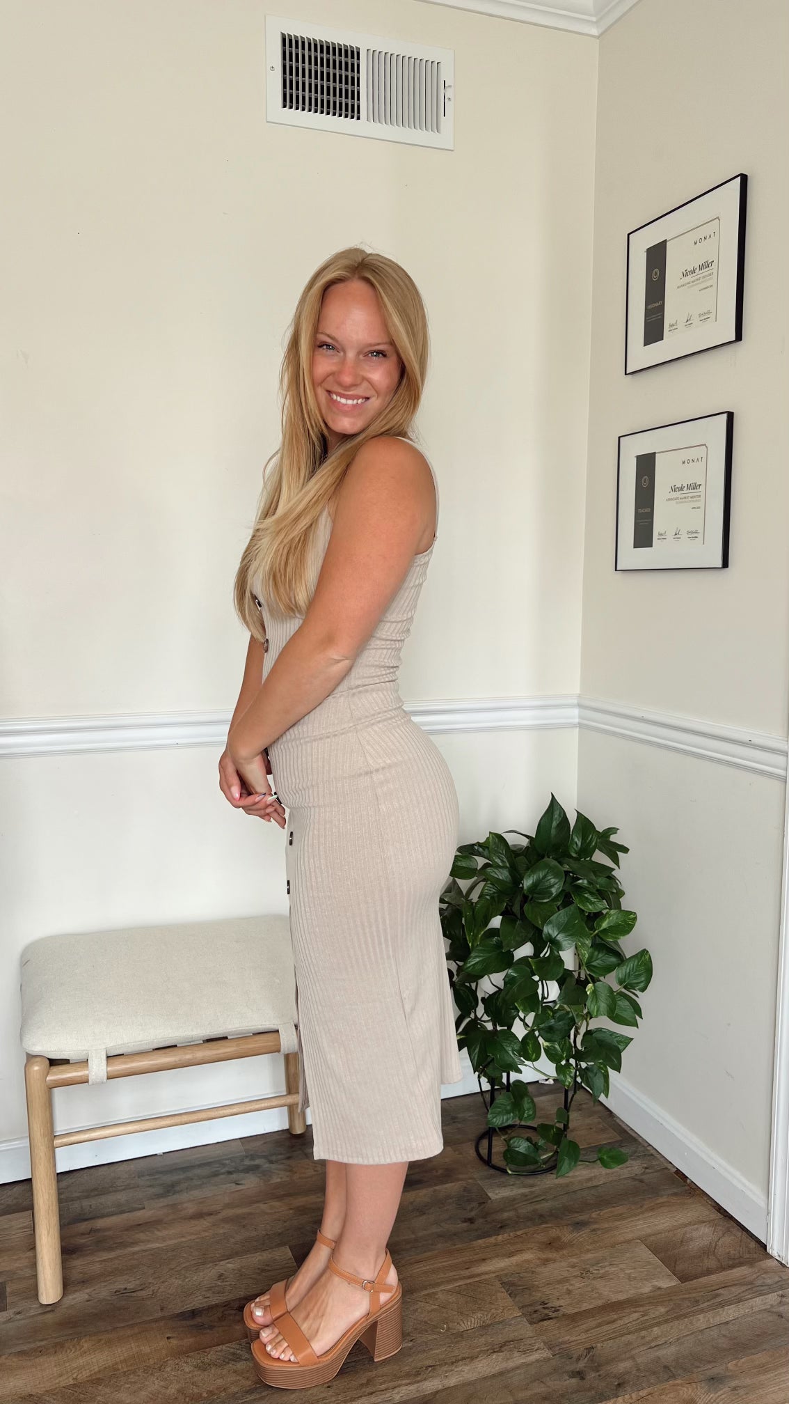 Every Night Is Date Night Midi Dress