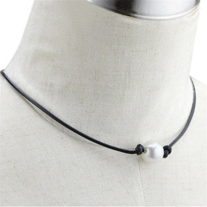 Simple Pearl Chokers