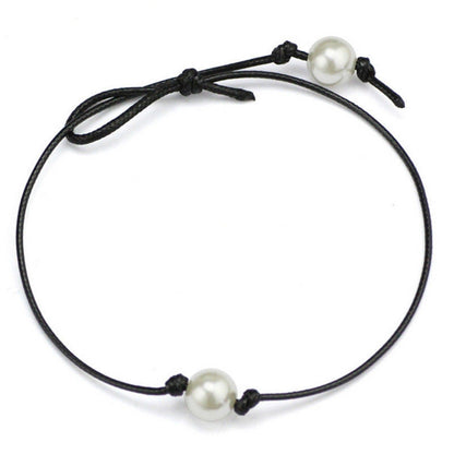 Simple Pearl Chokers