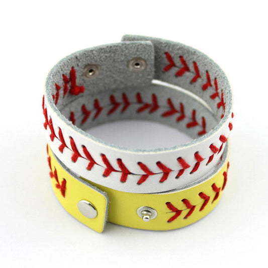 Softball and Baseball Bracelet Cuff Wraps