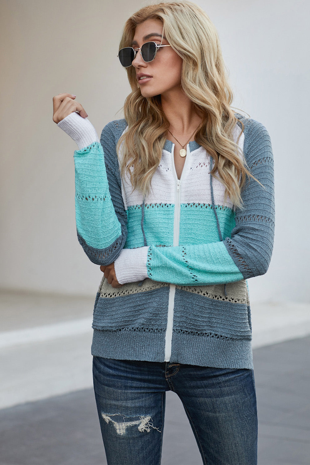 Raglan Hooded Cardi