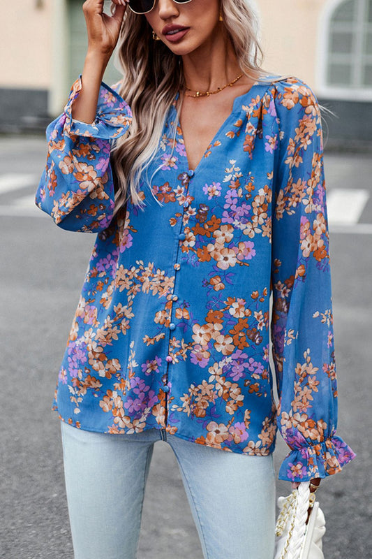 Find Me In Florals Blouse