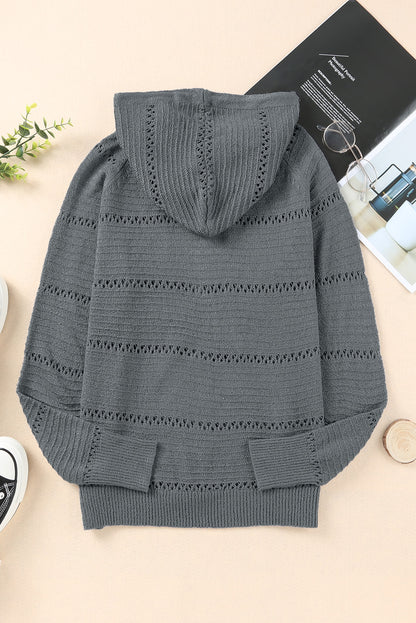 Raglan Hooded Cardi