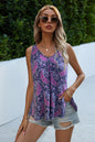 Printed Purple Tank