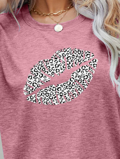 Leopard Lip Graphic Tee
