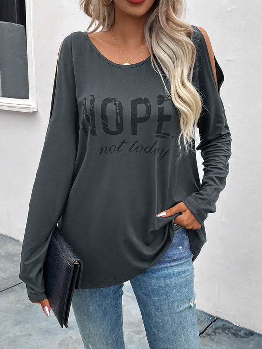 Nope Not Today Graphic T-Shirt