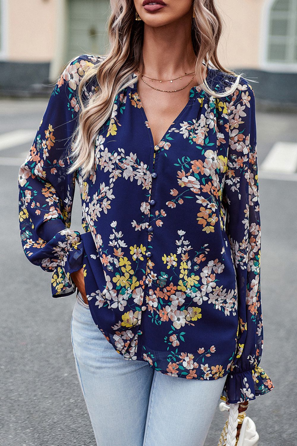 Find Me In Florals Blouse