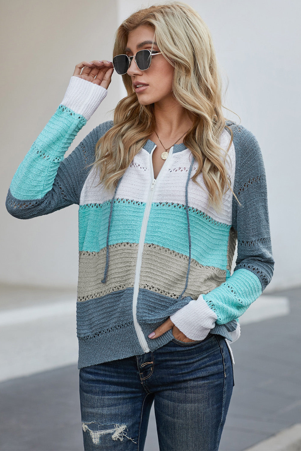 Raglan Hooded Cardi