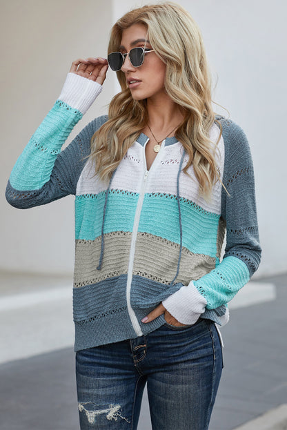 Raglan Hooded Cardi