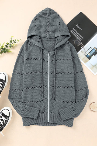 Raglan Hooded Cardi