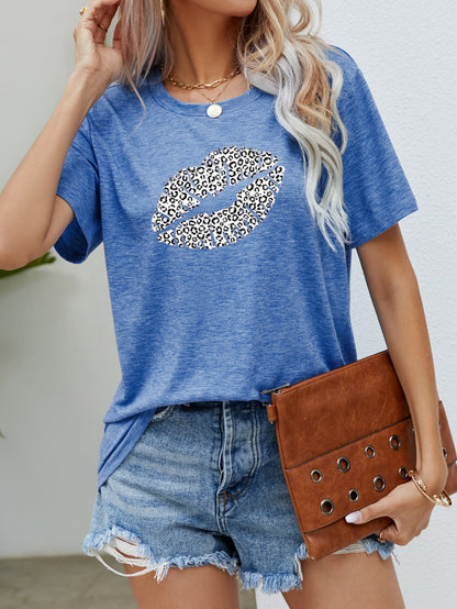 Leopard Lip Graphic Tee