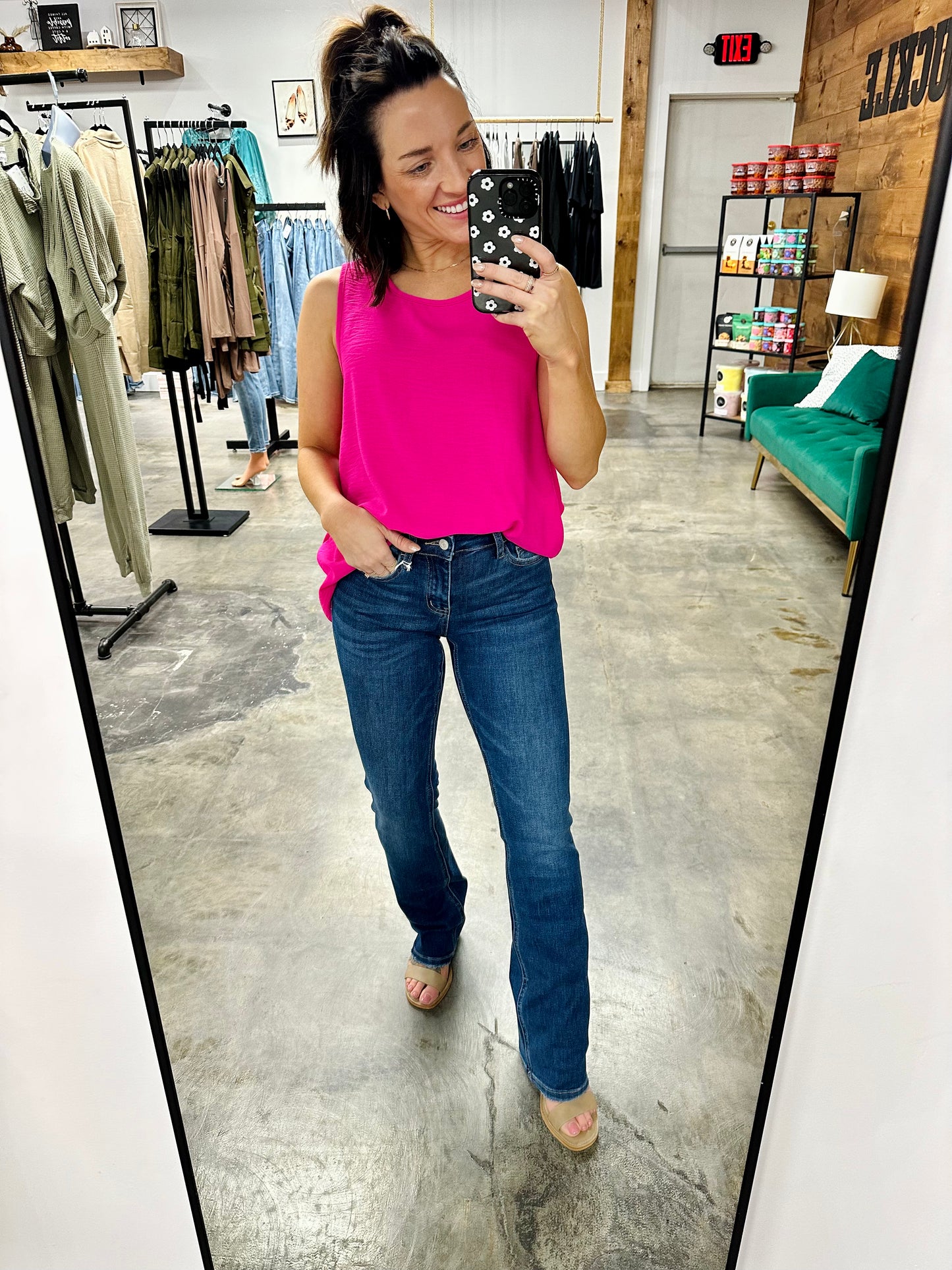 Lovervet Full Size Rebecca Midrise Bootcut Jeans