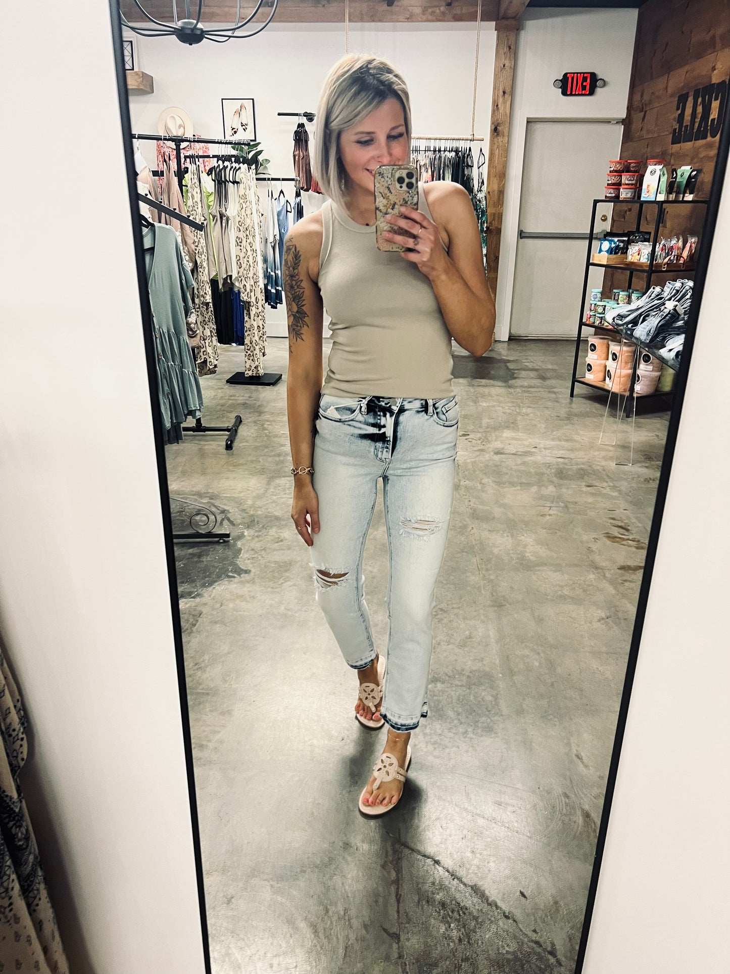 RISEN Camille Acid Wash Jeans