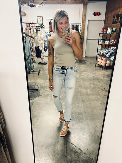 RISEN Camille Acid Wash Jeans