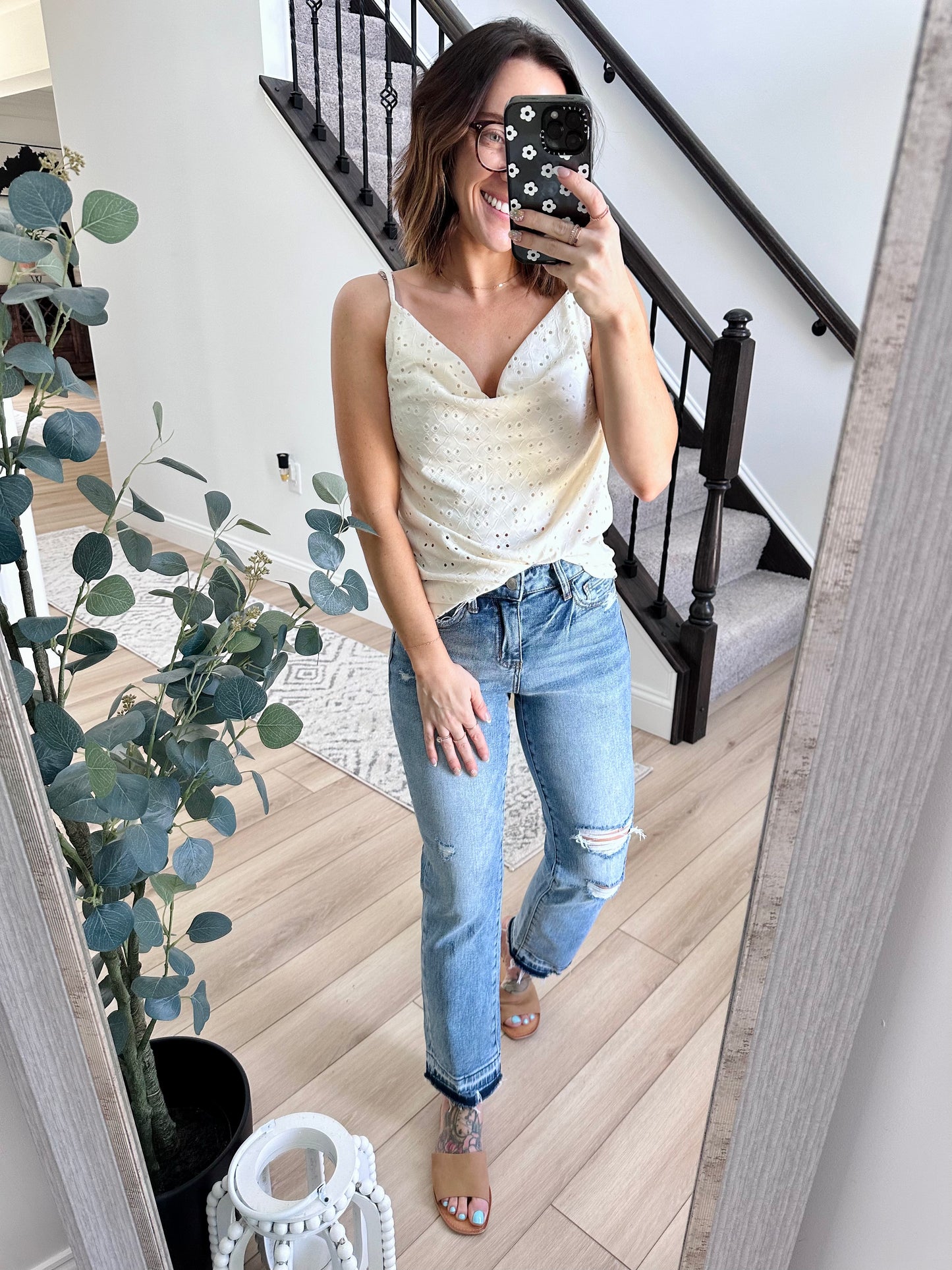 Culture Code See You Smile Cowl Neck Cami