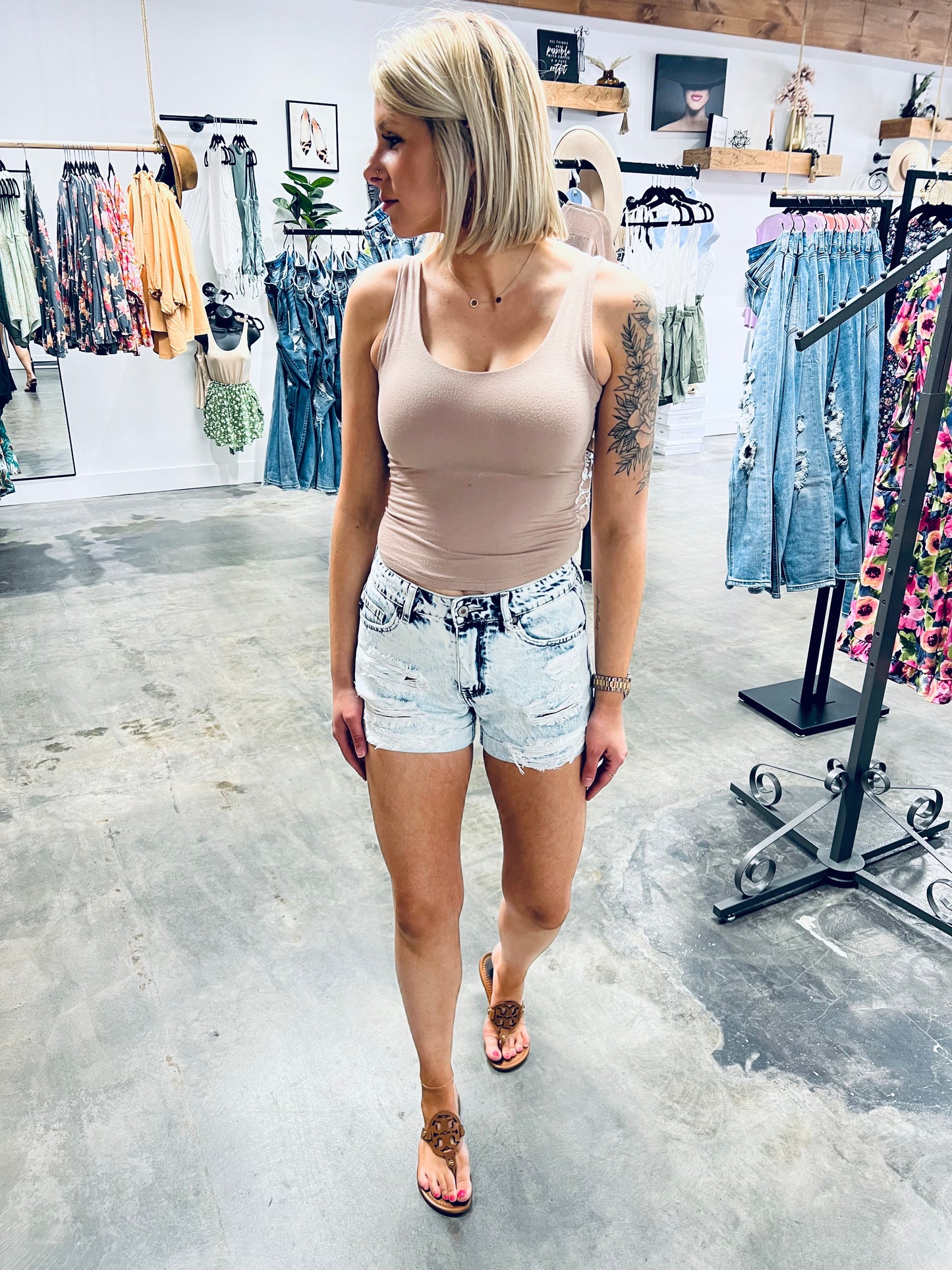 Kancan Full Size Steph Shorts