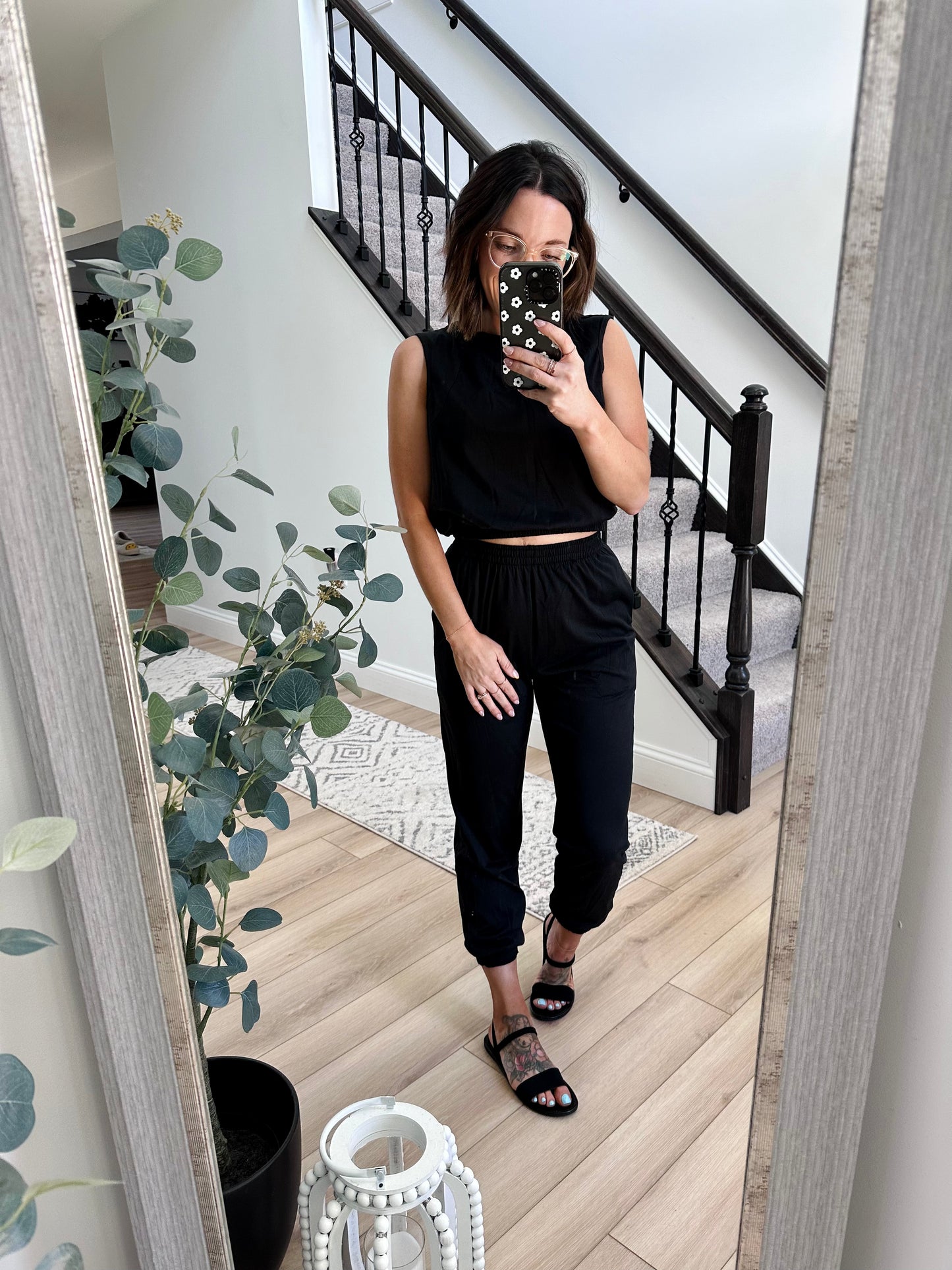 Sleeveless Top and Joggers Set