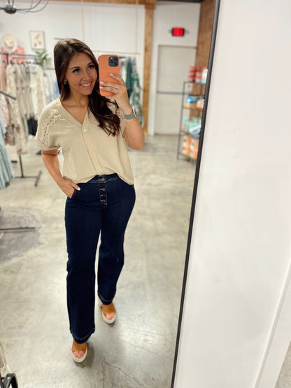 Textured Lace Blouse